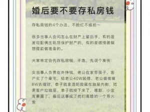 找到老婆私房钱秘籍第二十二关：揭秘私房钱藏匿新策略，智破难关攻略全解析