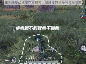 和平精英伏地魔克星探索：制胜技巧揭秘与实战指南