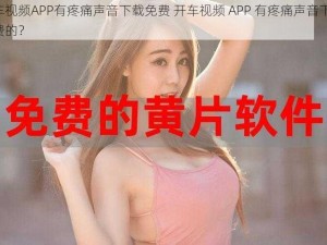 开车视频APP有疼痛声音下载免费 开车视频 APP 有疼痛声音下载，免费的？