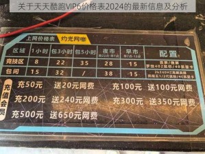 关于天天酷跑VIP6价格表2024的最新信息及分析