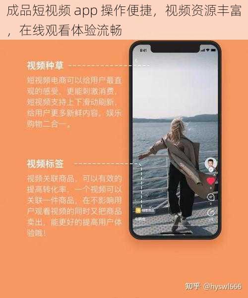 成品短视频 app 操作便捷，视频资源丰富，在线观看体验流畅