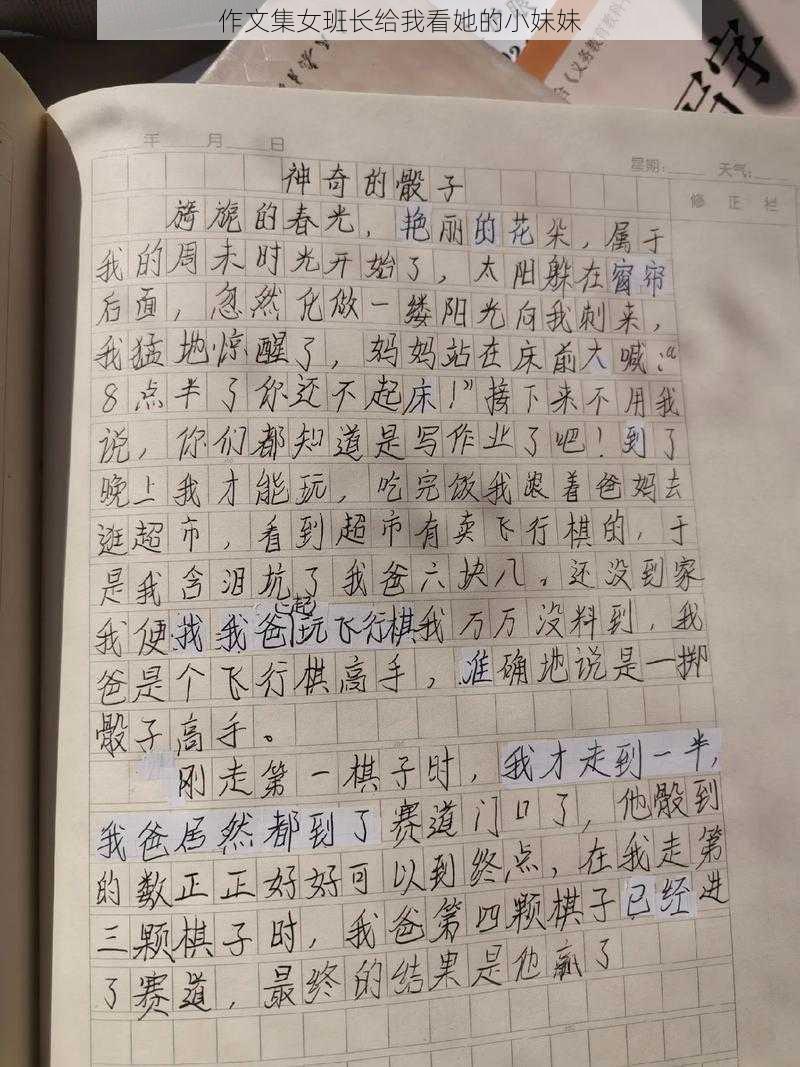 作文集女班长给我看她的小妹妹