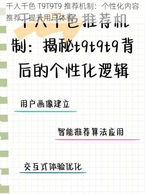 千人千色 T9T9T9 推荐机制：个性化内容推荐，提升用户体验