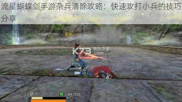 流星蝴蝶剑手游杂兵清除攻略：快速攻打小兵的技巧分享