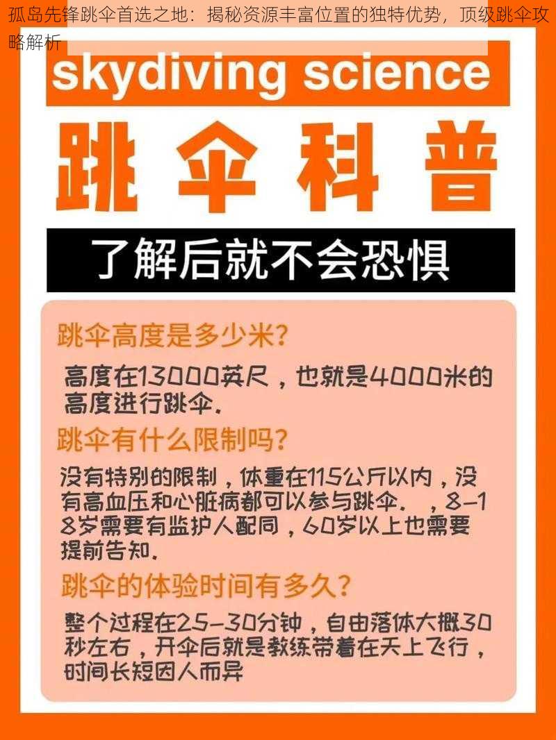 孤岛先锋跳伞首选之地：揭秘资源丰富位置的独特优势，顶级跳伞攻略解析