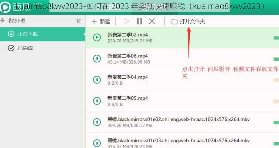 kuaimao8kwv2023-如何在 2023 年实现快速赚钱（kuaimao8kwv2023）