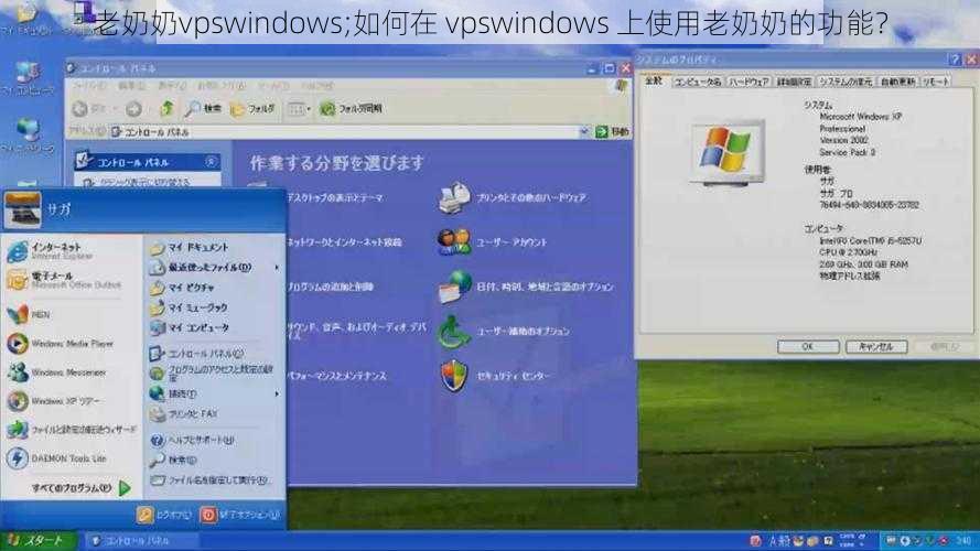 老奶奶vpswindows;如何在 vpswindows 上使用老奶奶的功能？