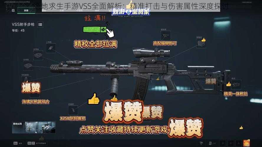 绝地求生手游VSS全面解析：精准打击与伤害属性深度探讨