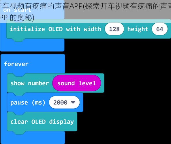 开车视频有疼痛的声音APP(探索开车视频有疼痛的声音 APP 的奥秘)