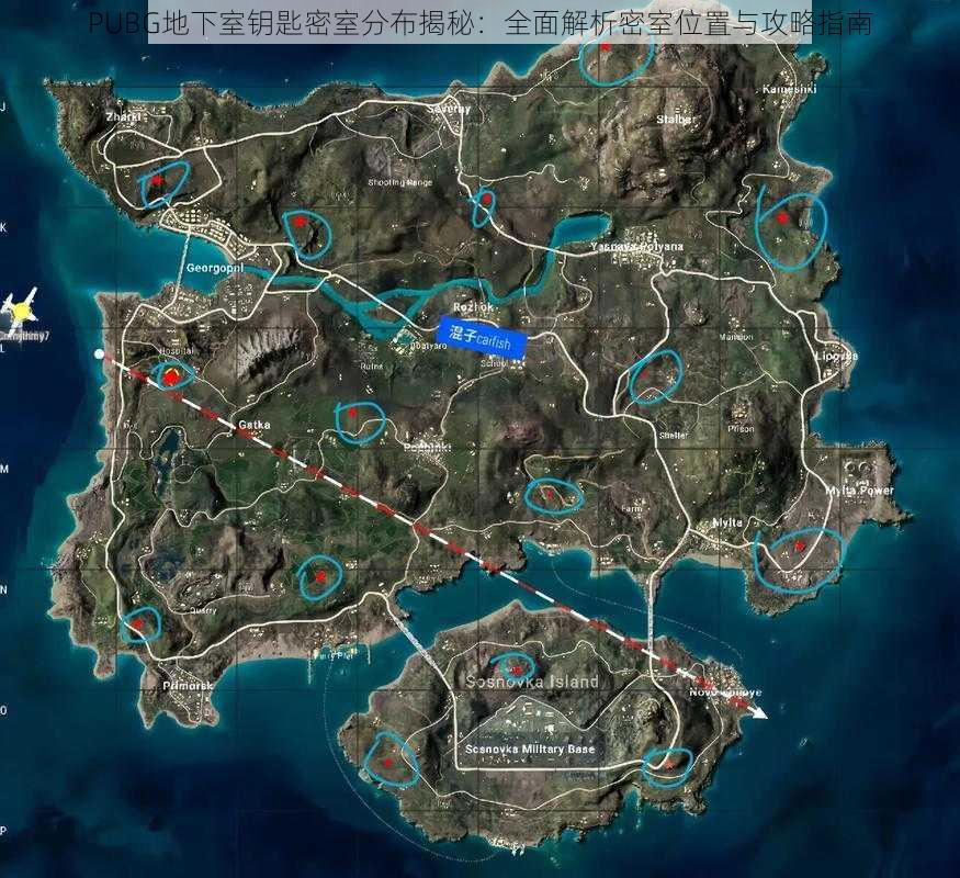 PUBG地下室钥匙密室分布揭秘：全面解析密室位置与攻略指南