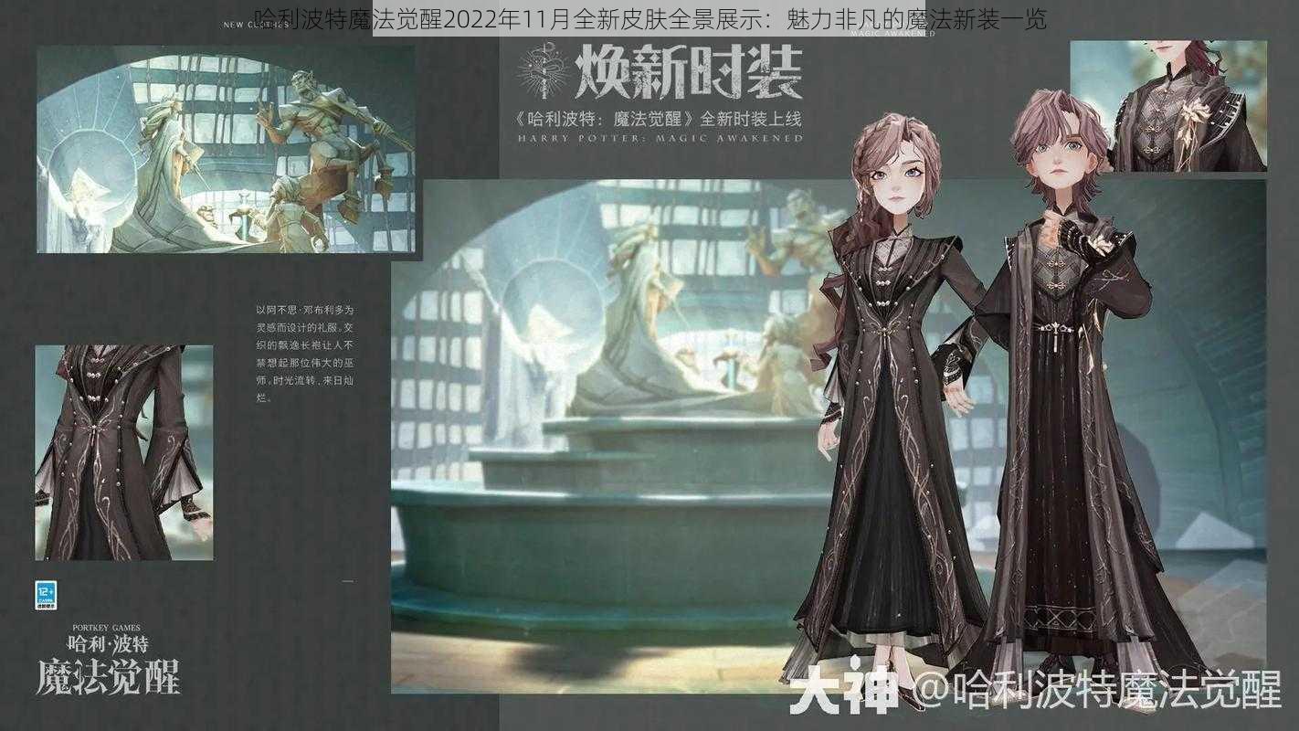 哈利波特魔法觉醒2022年11月全新皮肤全景展示：魅力非凡的魔法新装一览